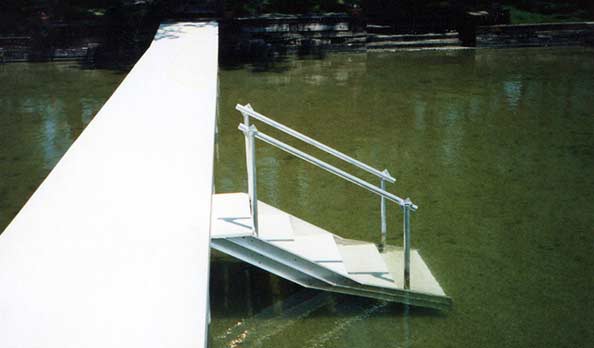 Pier-A-Matic Stair with Optional Handrails
