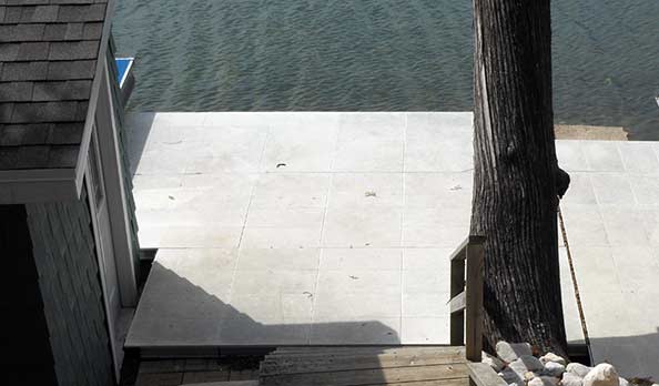 Pier-A-Matic Pier Installed Over Broken Concrete