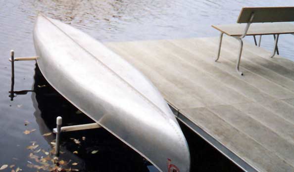 Pier-A-Matic Canoe Rack and Bench